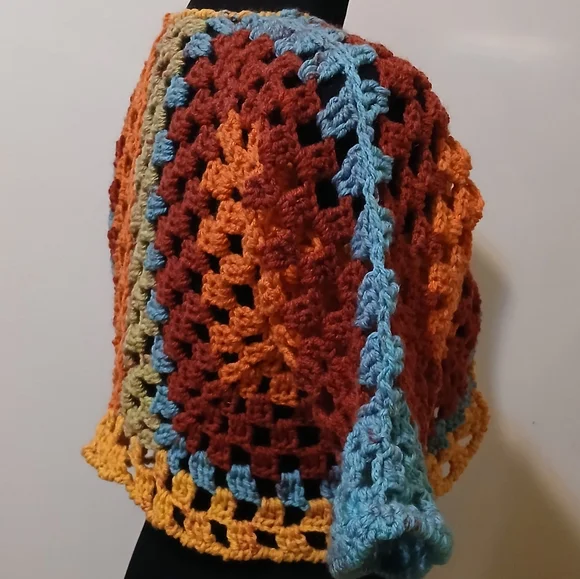 Multicolor Crochet Shrug - Picture 6 of 6